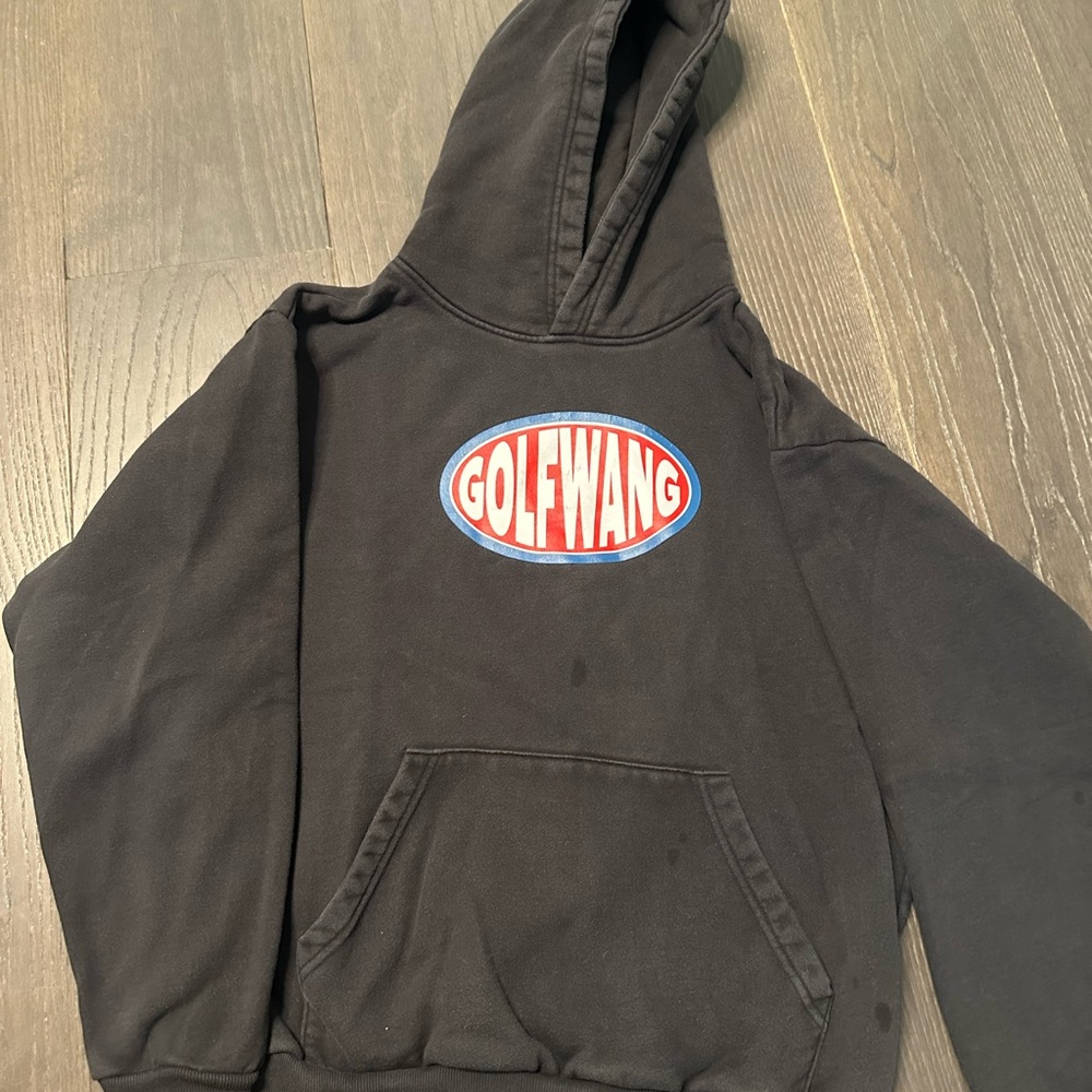 Golf Wang Charcoal Hoodie with Logo